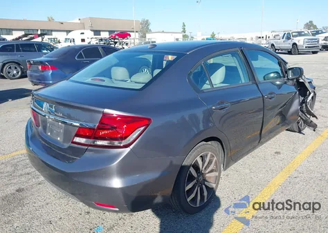 2015 Honda Civic Ex-L z USA, uszkodzony, nr VIN 19XFB2F93FE205737